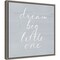 Sweet Dreams VII by Victoria Borges 16-in. W x 16-in. H. Canvas Wall Art Print Framed in Grey